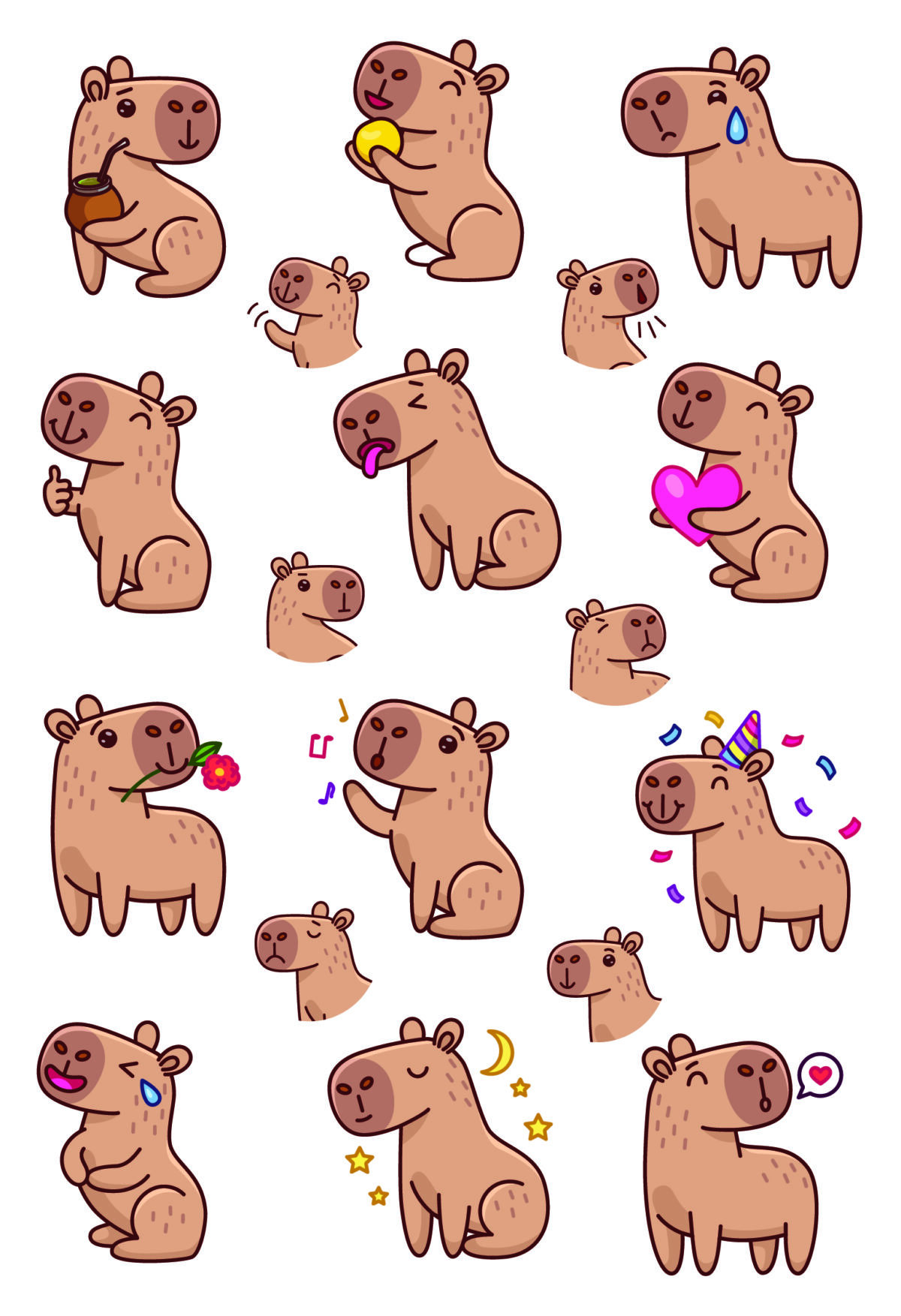 Stickers Carpinchos - Imagen 2
