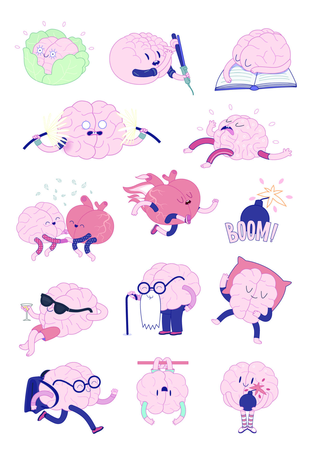 Stickers Cerebros - Imagen 2