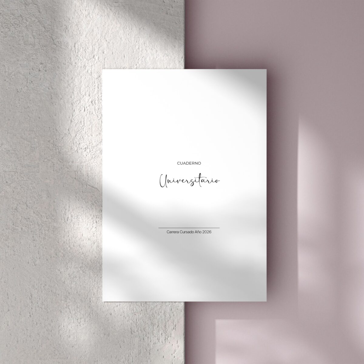 Cuaderno Universitario 2026