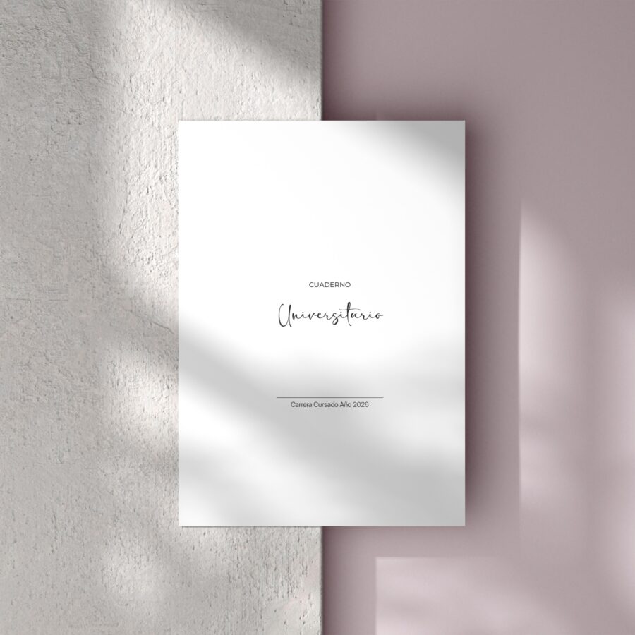 Cuaderno Universitario 2026
