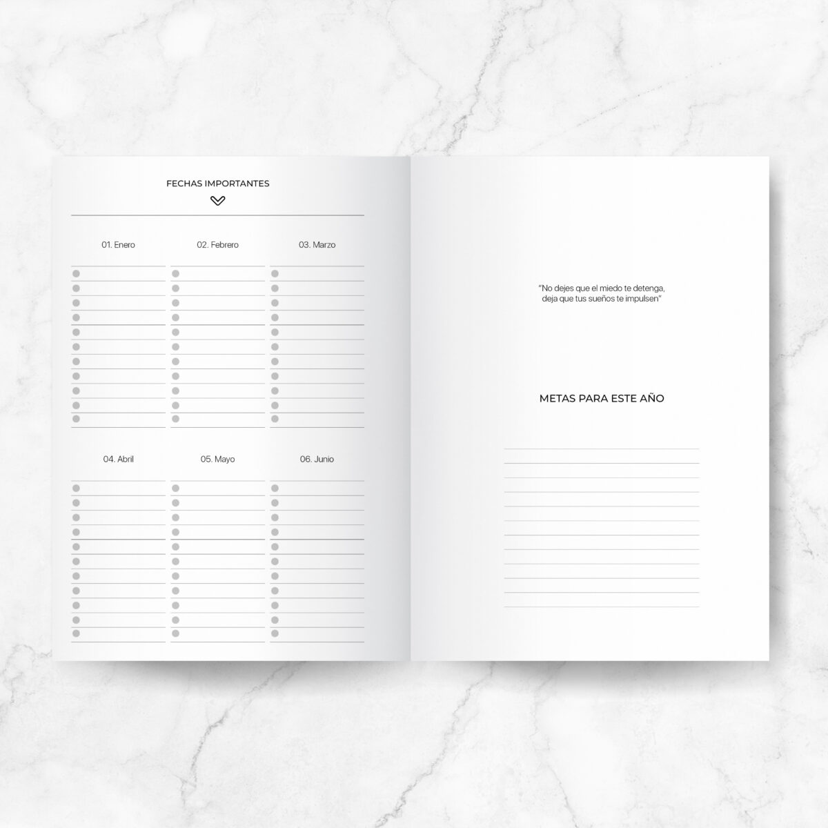 Planner Mensual 2026 - Mod. 01 - Imagen 2