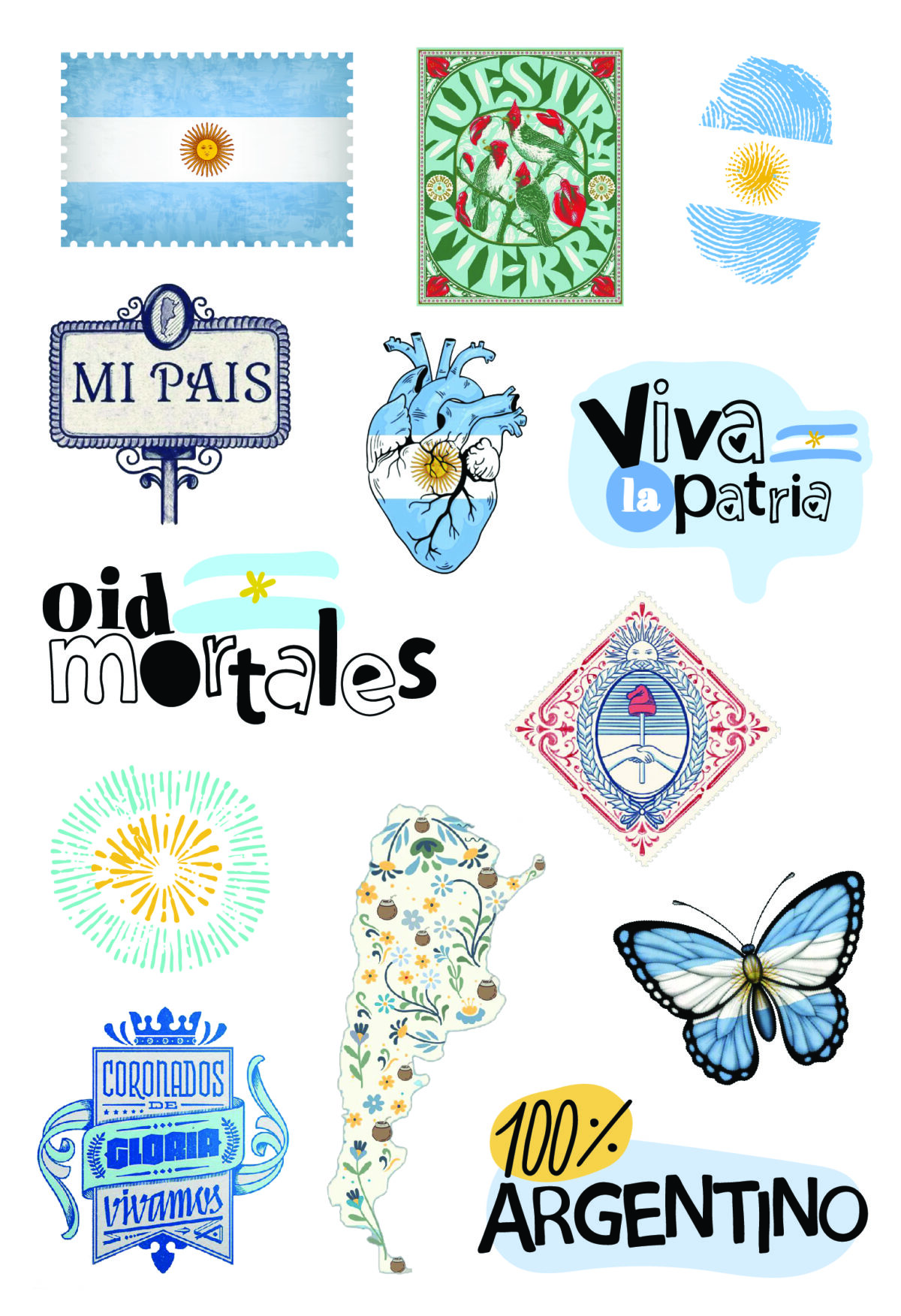 Stickers Patria - Imagen 2
