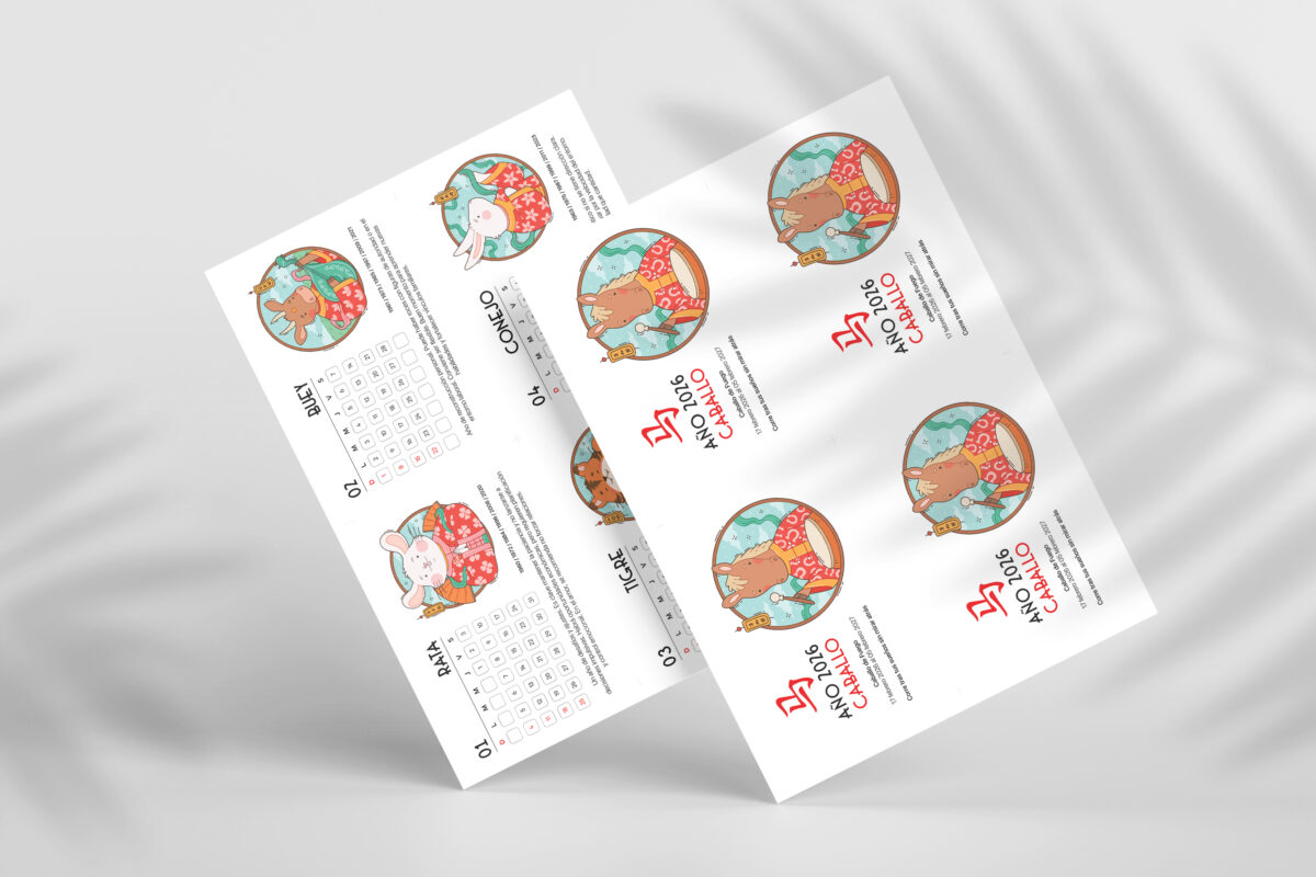 Calendario Chino Ilustrado 2026 - Imagen 2