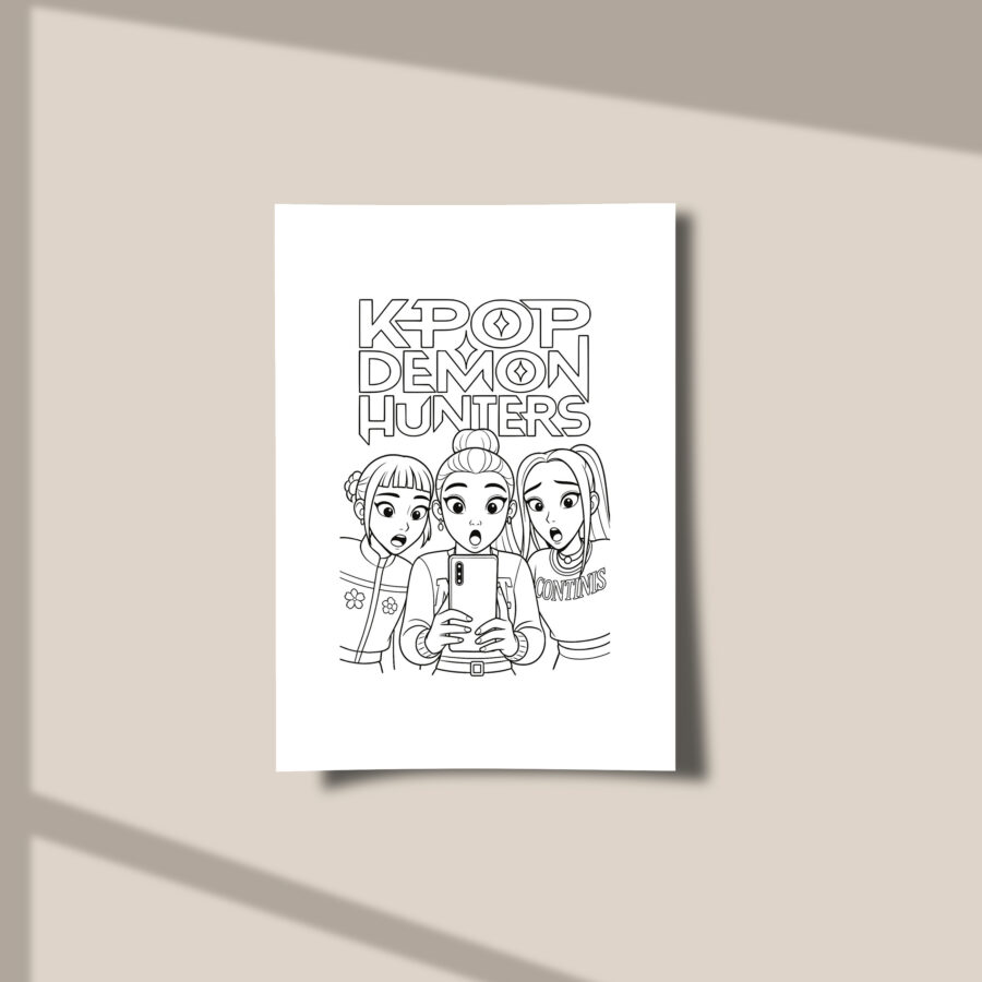 Mini Librito Colorear K-Pop