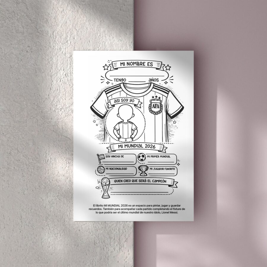 Libro Mi Mundial 2026