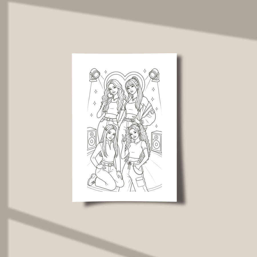 Mini Librito Colorear K4os