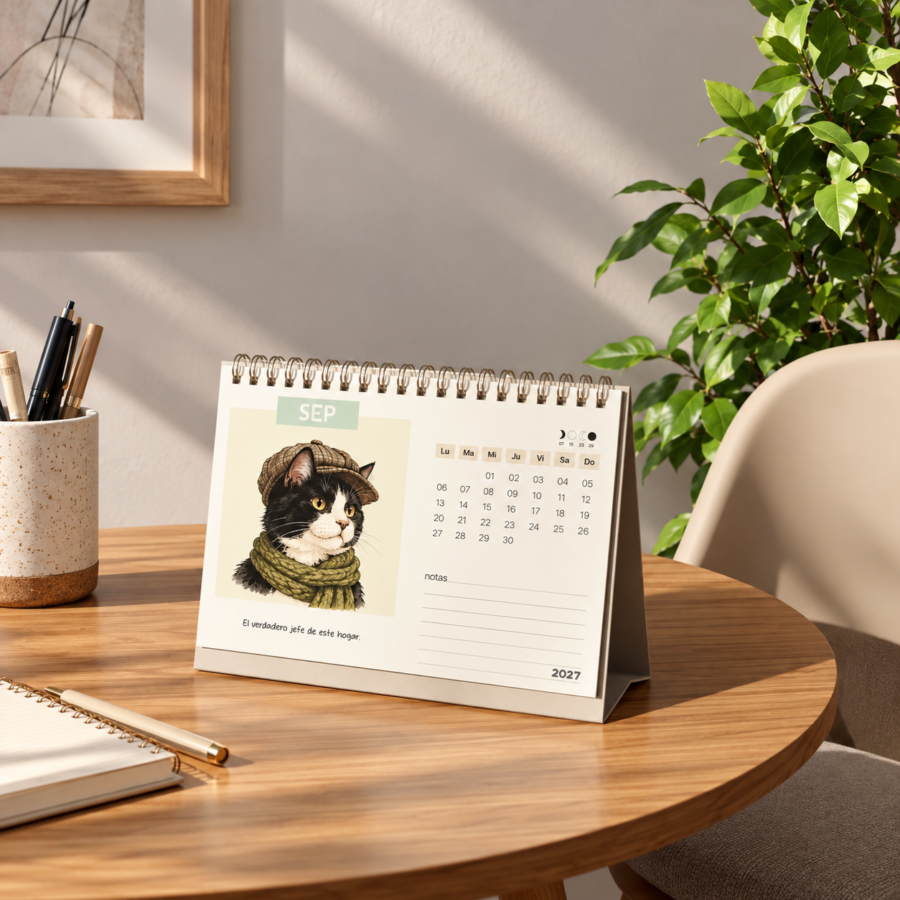 Calendario Gatuno 2027